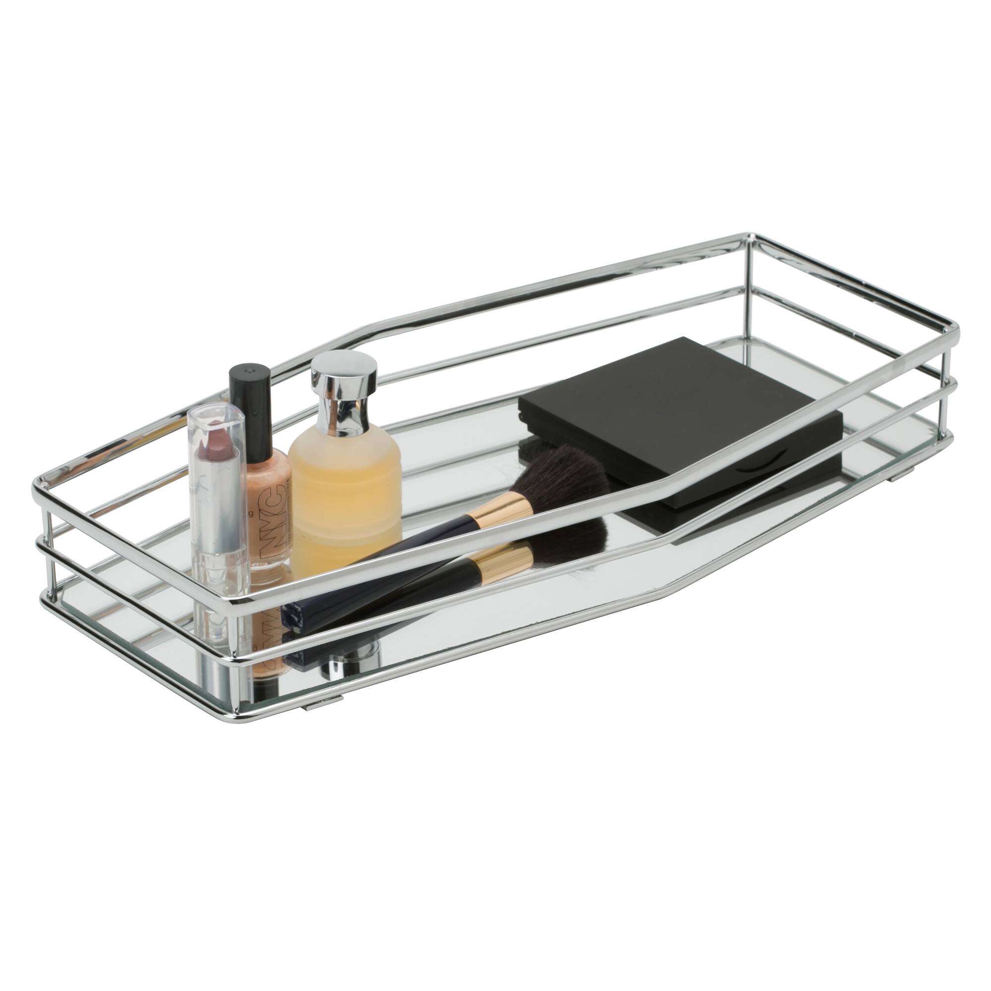 Home Details Double Rail Vanity Mirror Tray